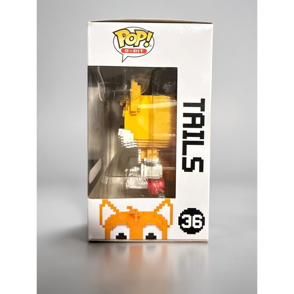 Tails Sonic 36 Funko POP! 8-Bit Vinyl Figure - Target Exclusive New In Box - Picture 2 of 4